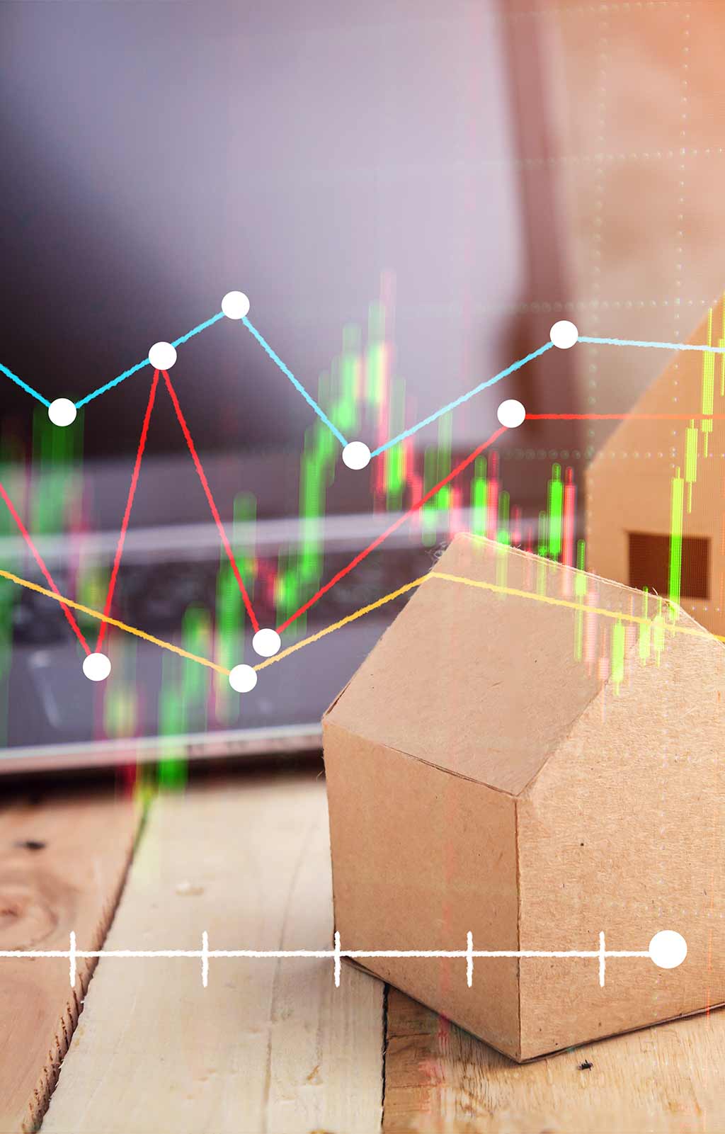 Residential building at dawn in Sacramento